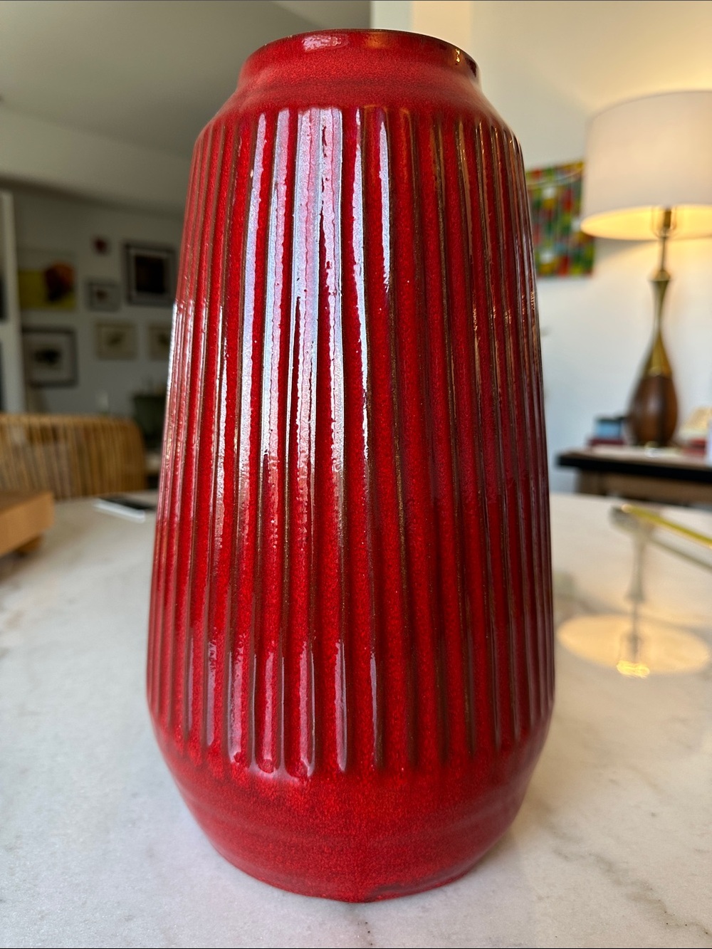 Crate and Barrel ceramic vase
